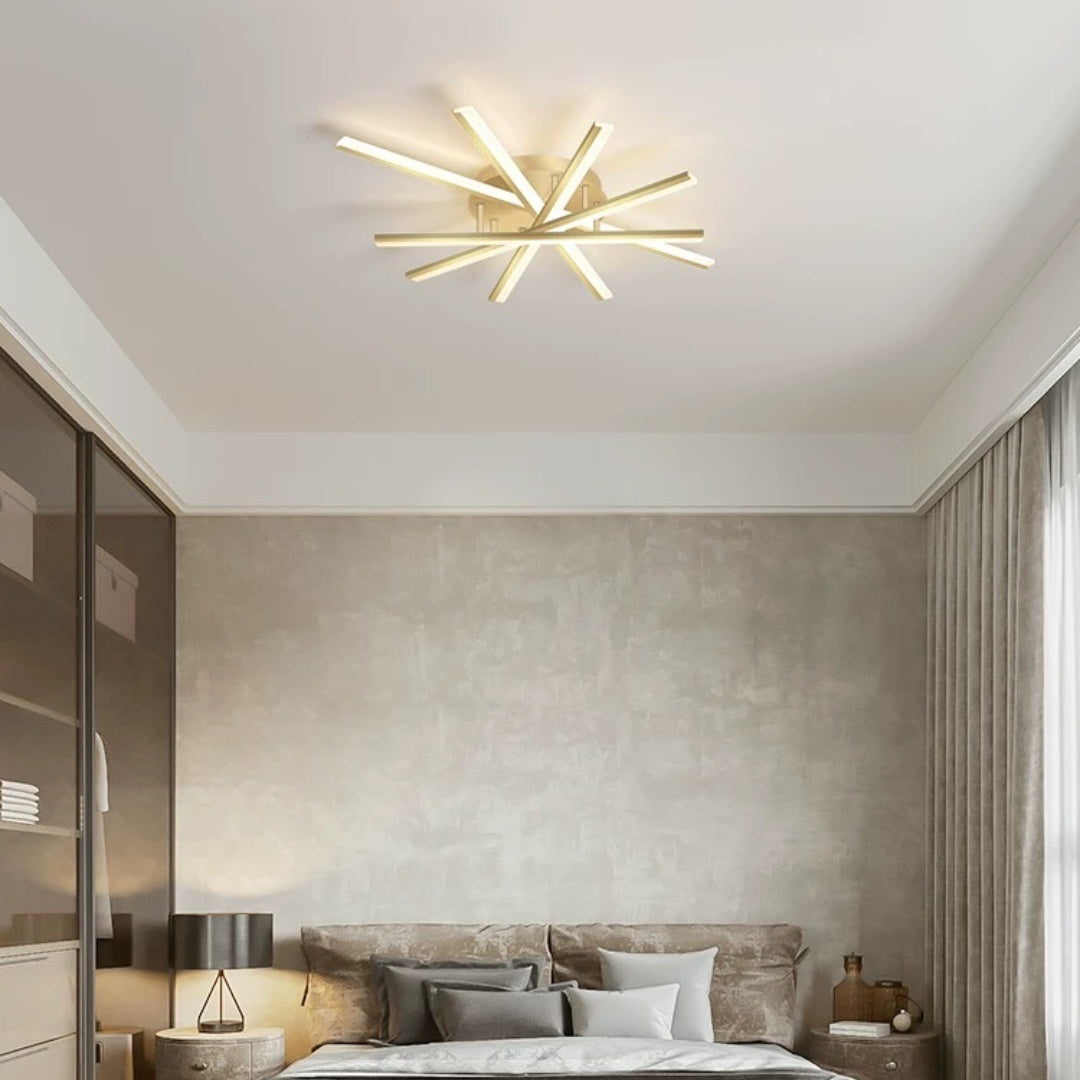 Lámpara de Techo LED Minimalista de Metal Escandinavo – Diseño Moderno y Elegante 13