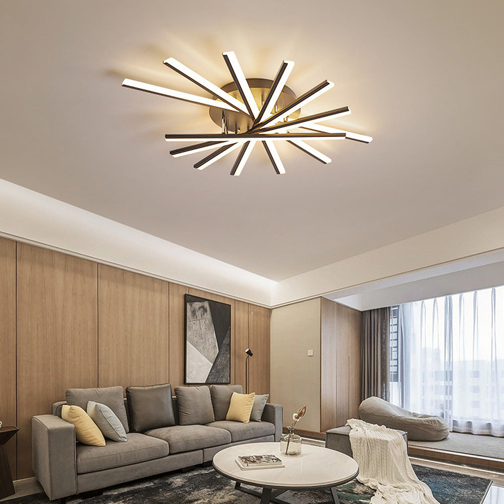 Lámpara de Techo LED Minimalista de Metal Escandinavo – Diseño Moderno y Elegante 4