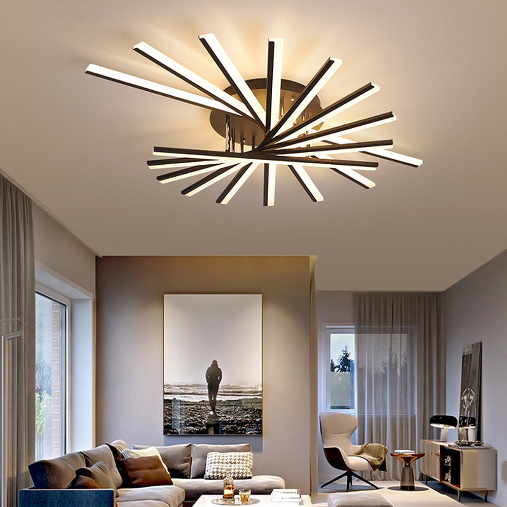 Lámpara de Techo LED Minimalista de Metal Escandinavo – Diseño Moderno y Elegante 6