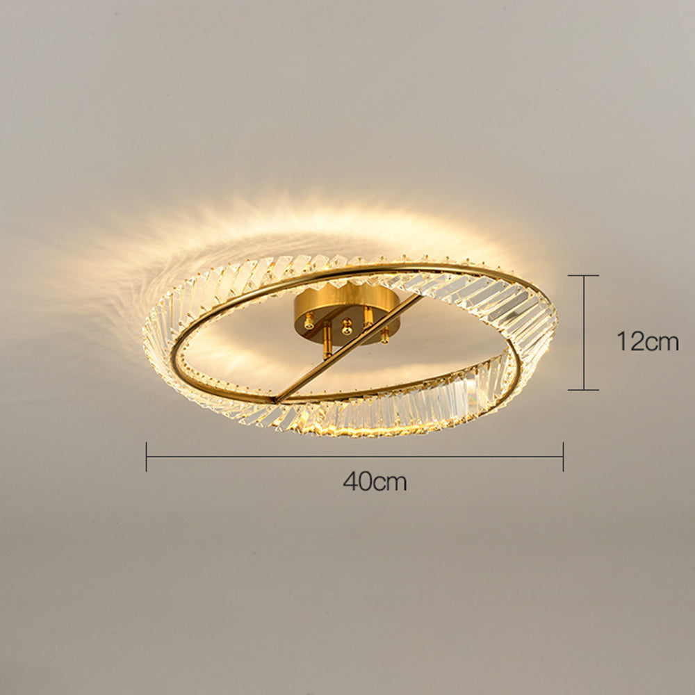 Lámpara de Techo LED Moderna con Cristales y Cambio de Color – Eficiente y Elegante 6