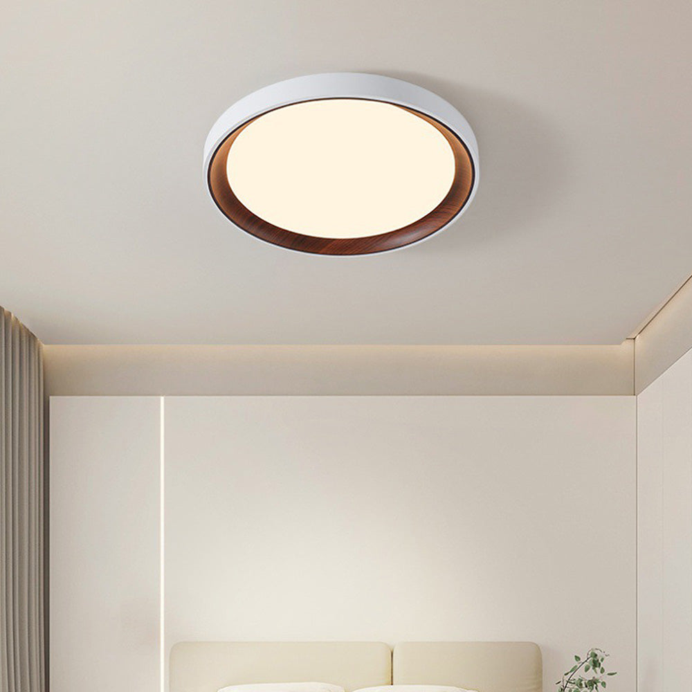 Lámpara de Techo LED Moderna de Acrílico Blanco para Dormitorio y Sala de Estar - Iluminación Eficiente y Diseño Contemporáneo 1