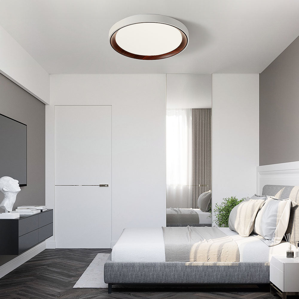 Lámpara de Techo LED Moderna de Acrílico Blanco para Dormitorio y Sala de Estar - Iluminación Eficiente y Diseño Contemporáneo 4