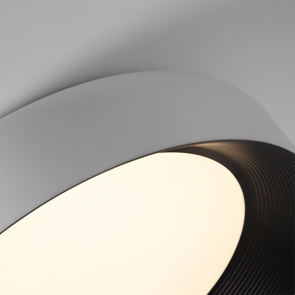 Lámpara de Techo LED Moderna de Metal, Montaje Empotrado, Luz de Techo Negra 3