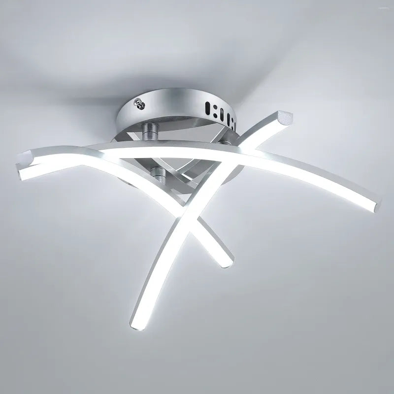 Lámpara de Techo LED Moderna en Forma de Tridente para Dormitorio – Diseño Creativo y Eficiente 1