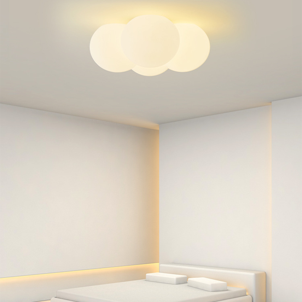 Lámpara de Techo LED Nórdica en Forma de Nube - Iluminación Cálida y Contemporánea 2