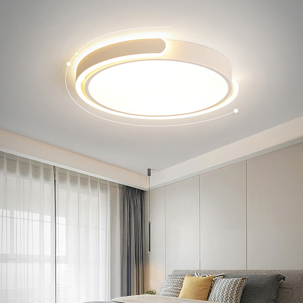 Arvion - Lámpara de Techo LED Redonda Minimalista de Acrílico para Dormitorio