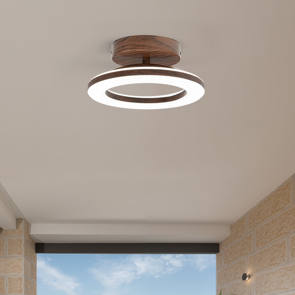 Lámpara de Techo LED Redonda de Acrílico, Diseño Moderno y Minimalista, 12W y 19W, Ideal para Entrada y Pasillos 4