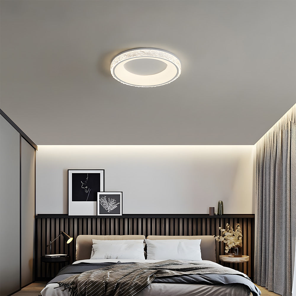 Lámpara de Techo LED Regulable Moderna de Hierro para Sala de Estar - Diseño Contemporáneo y Eficiencia Energética 1