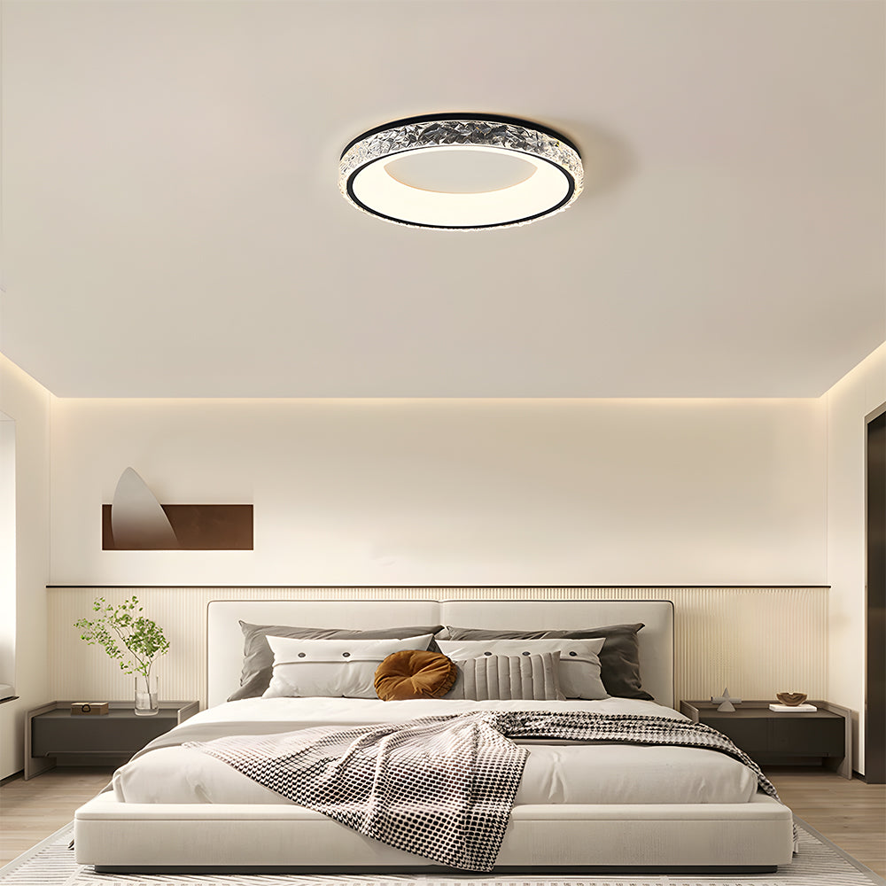 Lámpara de Techo LED Regulable Moderna de Hierro para Sala de Estar - Diseño Contemporáneo y Eficiencia Energética 12