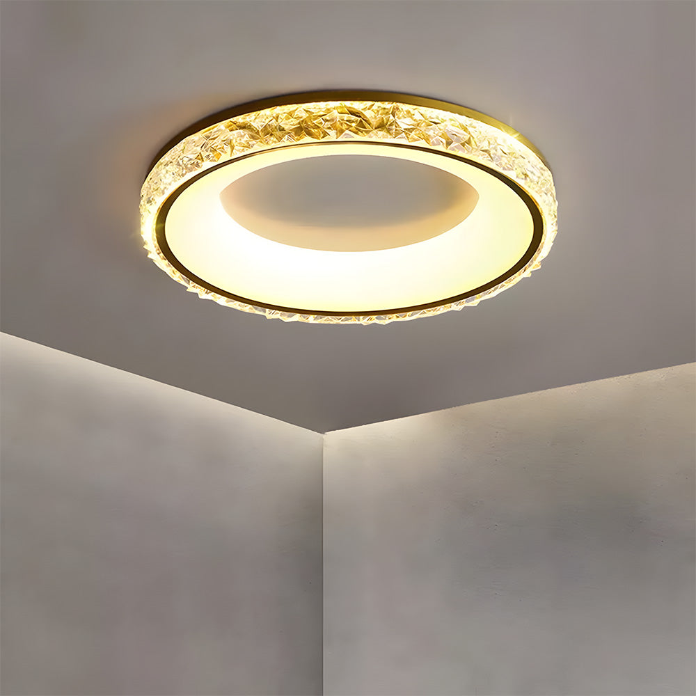 Lámpara de Techo LED Regulable Moderna de Hierro para Sala de Estar - Diseño Contemporáneo y Eficiencia Energética 14