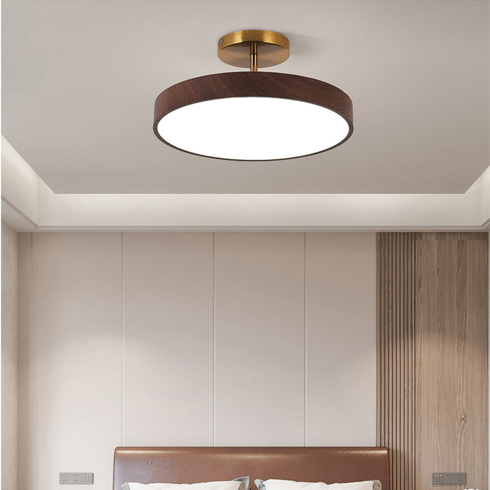 Lámpara de Techo LED Semi-Flush Moderna para Comedores y Salas, Iluminación Eficiente y Diseño Contemporáneo 1