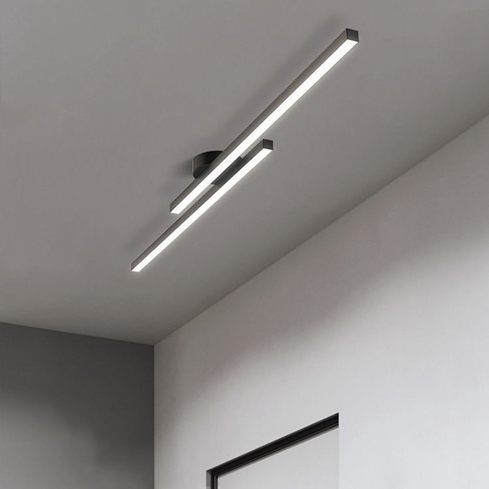 Lámpara de Techo LED Semicircular de Aluminio para Sala de Estar – Diseño Moderno y Minimalista 0