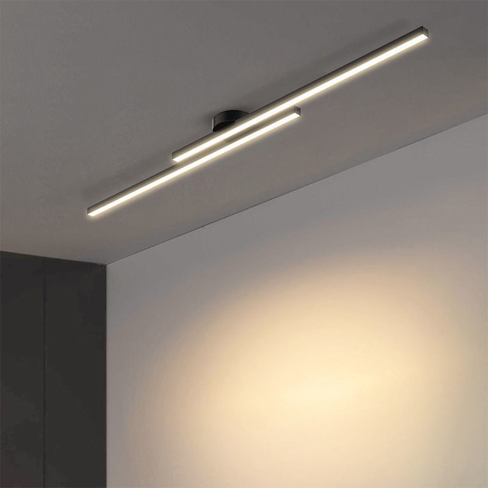 Lámpara de Techo LED Semicircular de Aluminio para Sala de Estar – Diseño Moderno y Minimalista 6