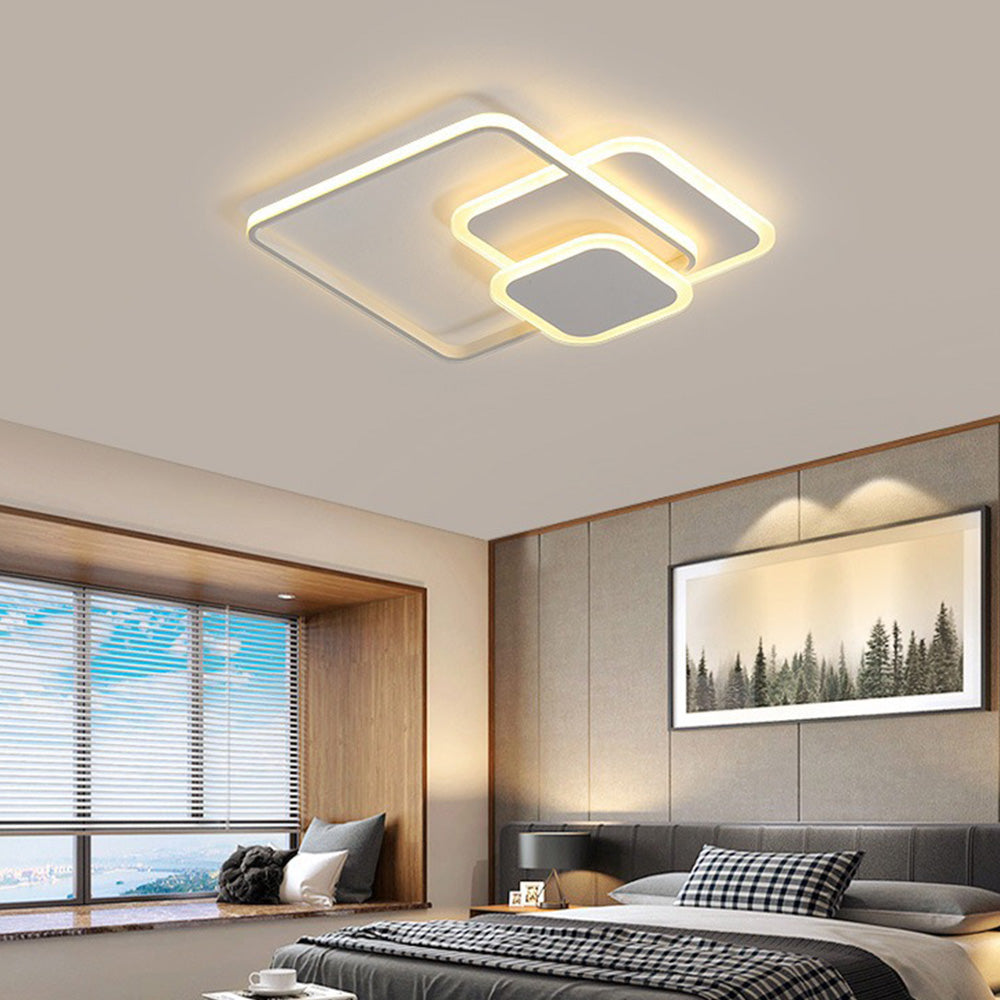 Lámpara de Techo LED de Acrílico Elegante para Dormitorio – Luz Suave y Eficiente 7
