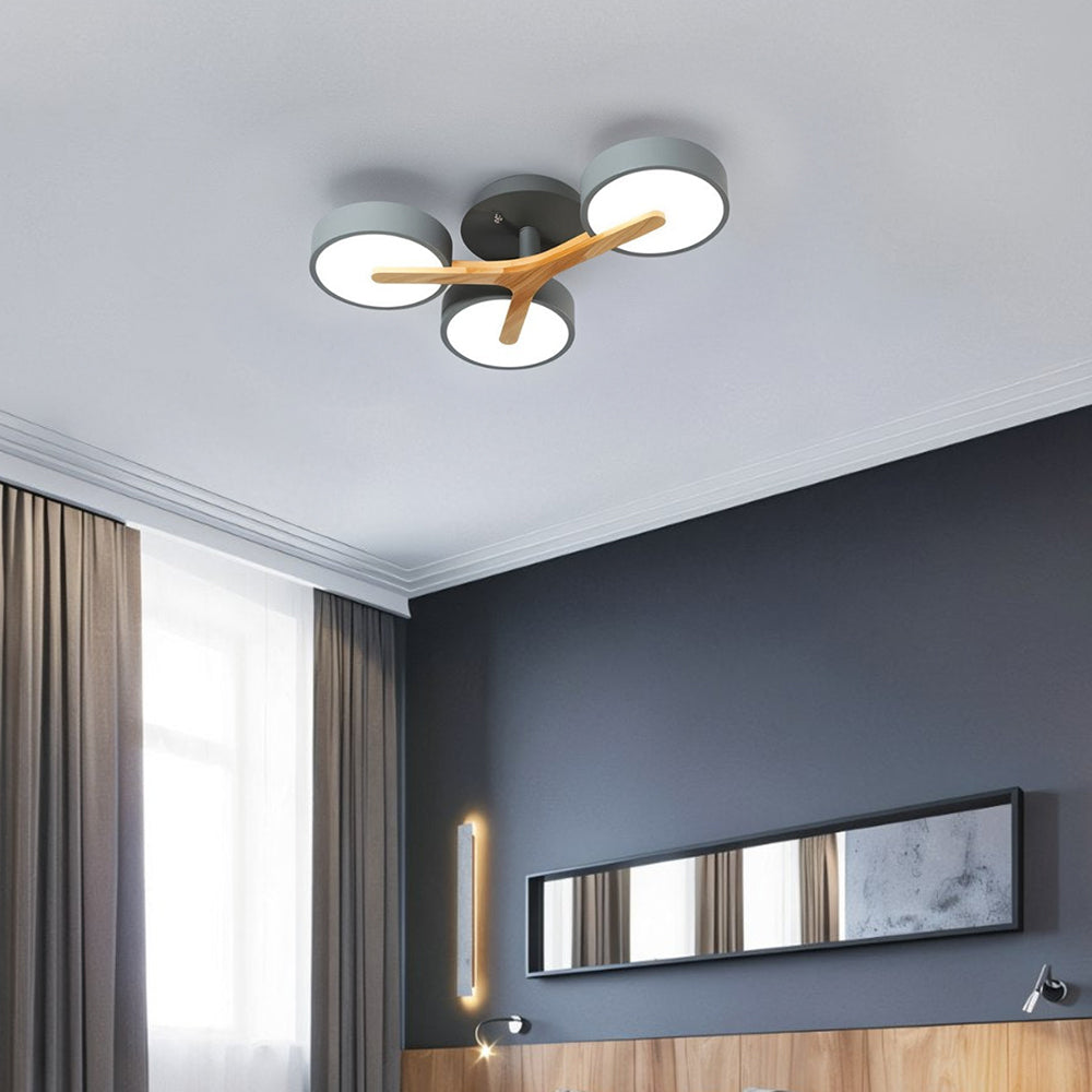 Lámpara de Techo LED de Acrílico Moderno y Elegante para Sala de Estar 0