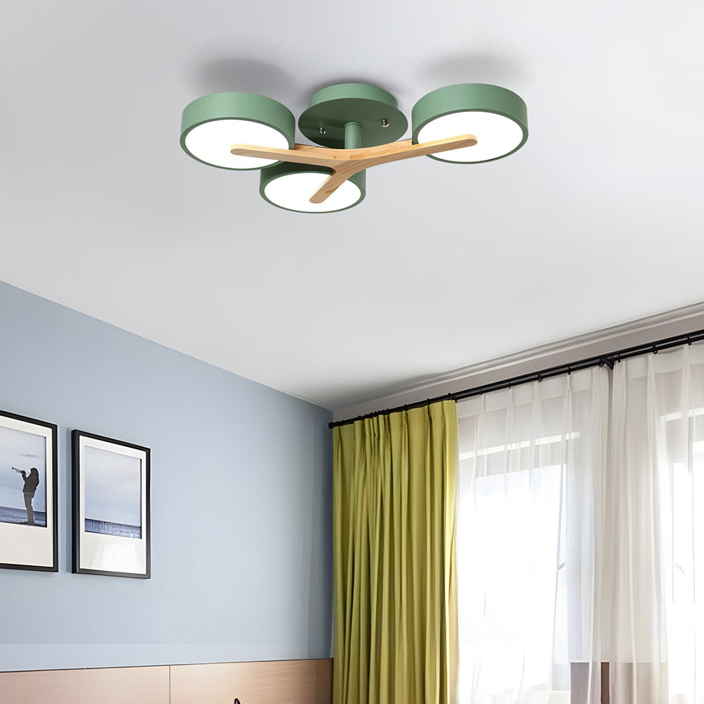 Lámpara de Techo LED de Acrílico Moderno y Elegante para Sala de Estar 10