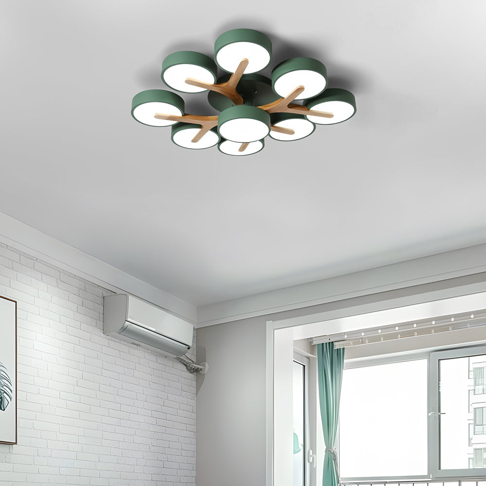 Lámpara de Techo LED de Acrílico Moderno y Elegante para Sala de Estar 15
