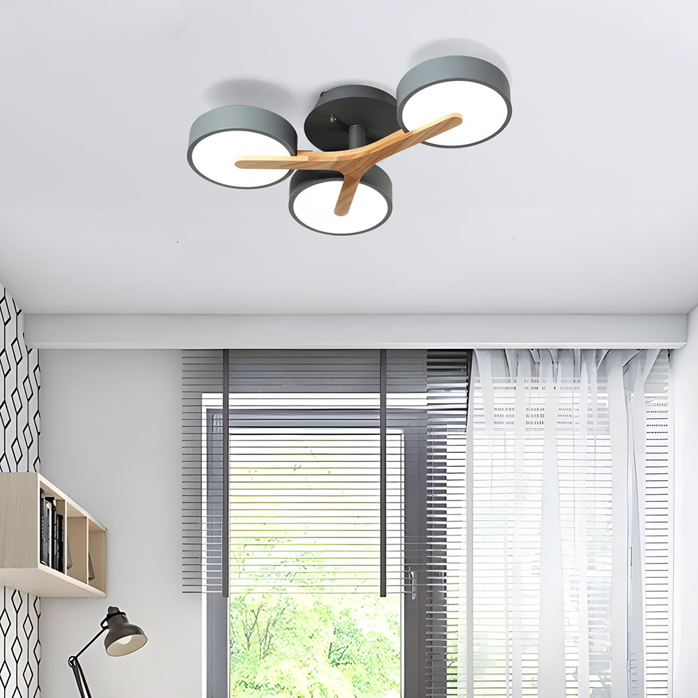 Lámpara de Techo LED de Acrílico Moderno y Elegante para Sala de Estar 1