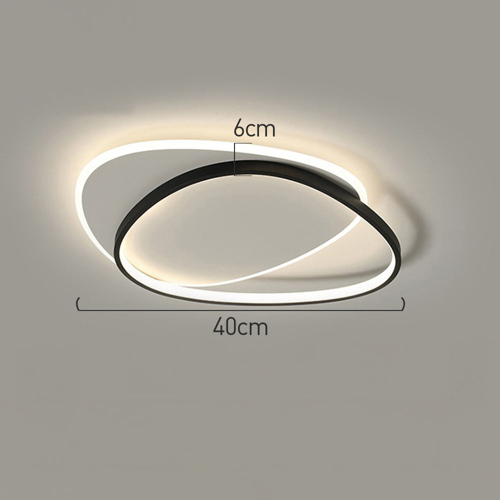 Lámpara de Techo LED de Hierro Estilo Contemporáneo para Sala de Estar – Iluminación Eficiente 8