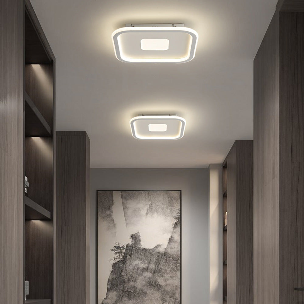 Lámpara de Techo LED de Hierro Minimalista para Sala de Estar – Diseño Elegante y Eficiente 9
