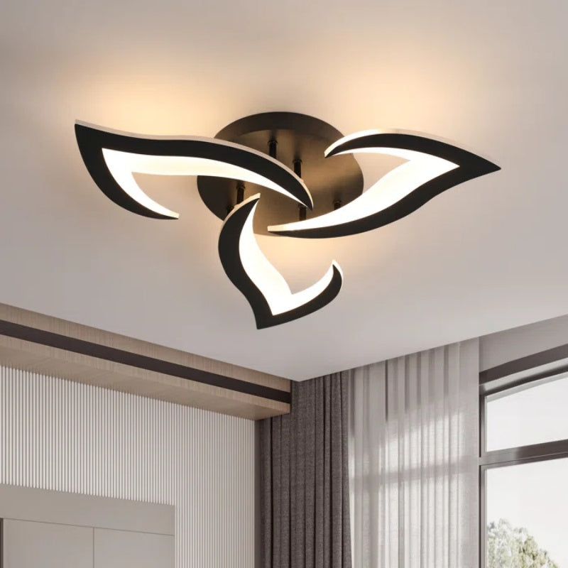 Mirula - Lámpara de Techo LED en Forma de Flor de Hierro para Salón - Diseño Moderno y Eficiente