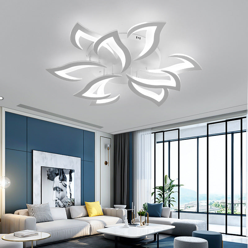 Lámpara de Techo LED en Forma de Flor de Hierro para Salón – Diseño Moderno y Eficiente 19