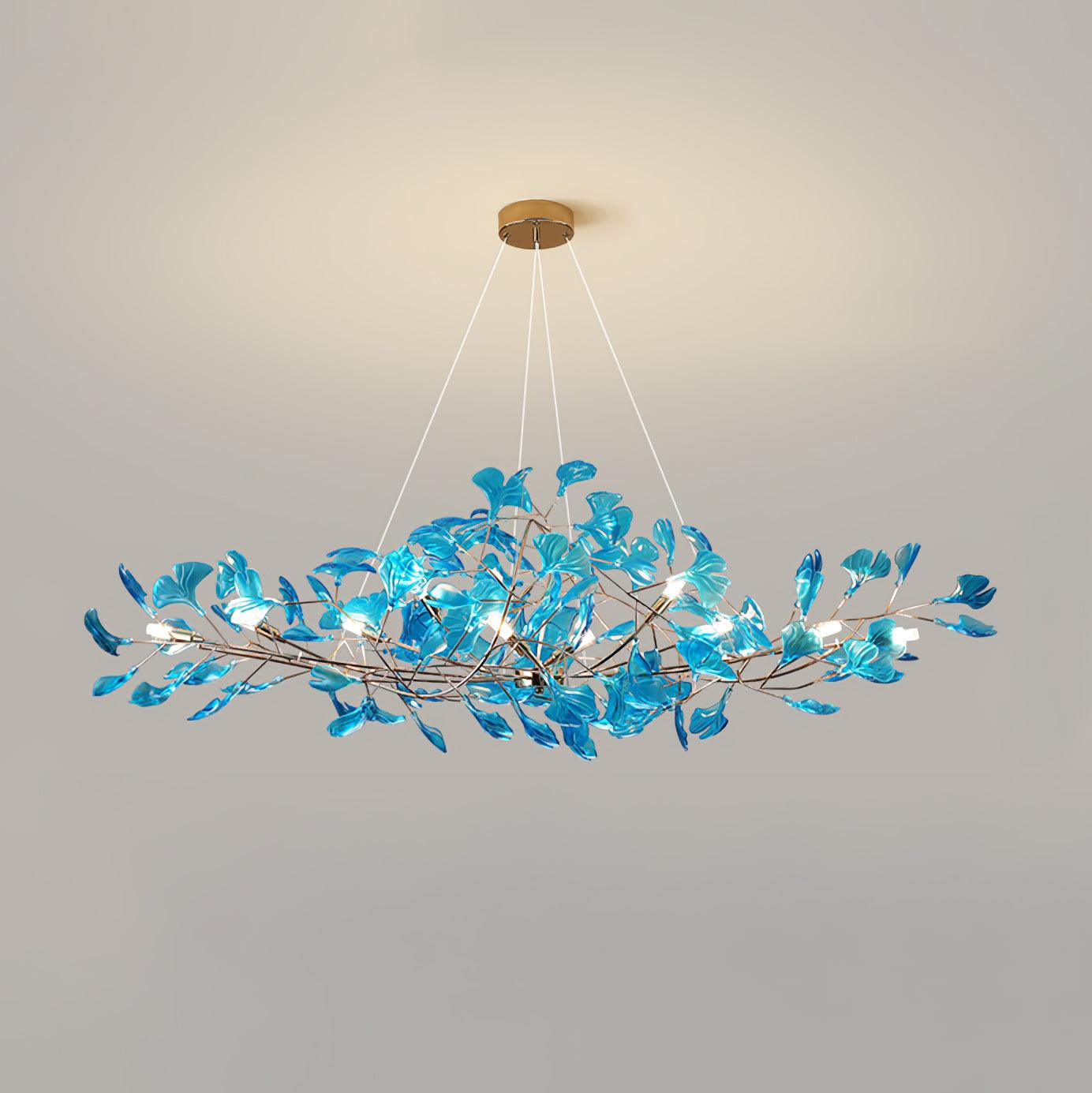 Lámpara de Techo Moderna de Acrílico en Forma de Hoja de Ginkgo con Opciones de Iluminación LED y Acabados en Oro y Cromo 13