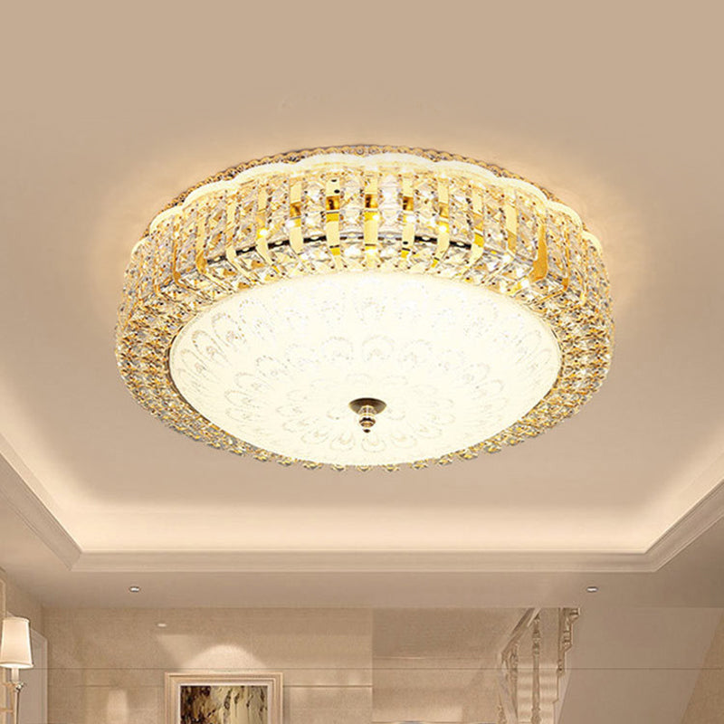 Lámpara de Techo Moderna de Cristal LED, Diseño Geométrico para Comedor y Sala de Estar, Eficiencia Energética y Fácil Instalación 0