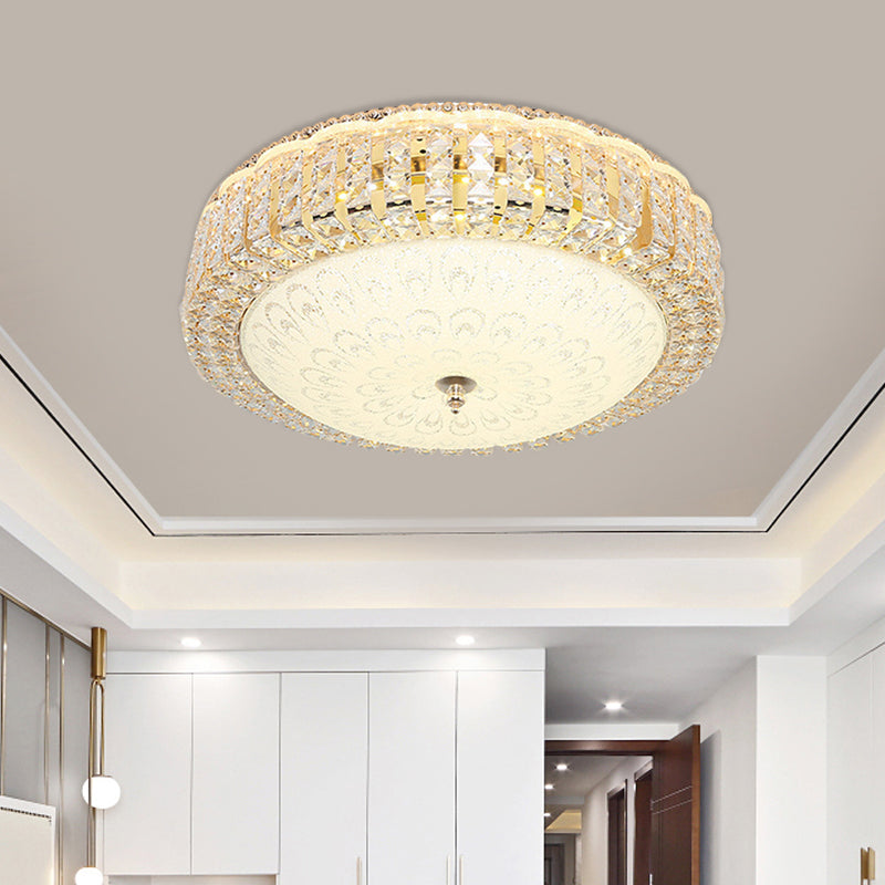 Lámpara de Techo Moderna de Cristal LED, Diseño Geométrico para Comedor y Sala de Estar, Eficiencia Energética y Fácil Instalación 1