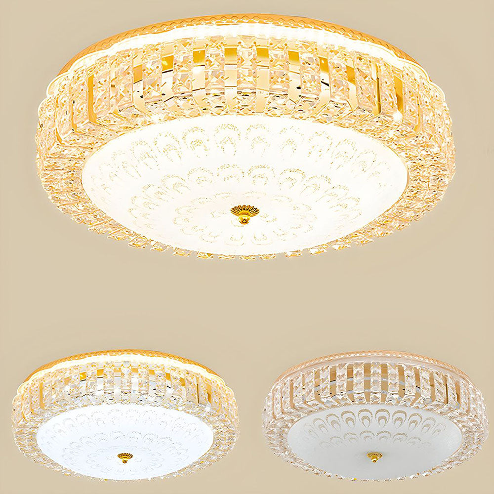Lámpara de Techo Moderna de Cristal LED, Diseño Geométrico para Comedor y Sala de Estar, Eficiencia Energética y Fácil Instalación 4