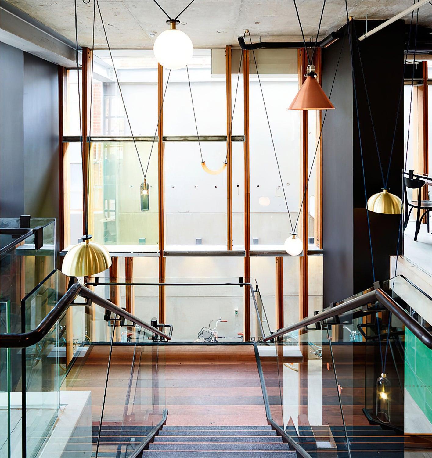 Lámpara de Techo Moderna de Formas Geométricas – Diseño Modular y Ajustable 7