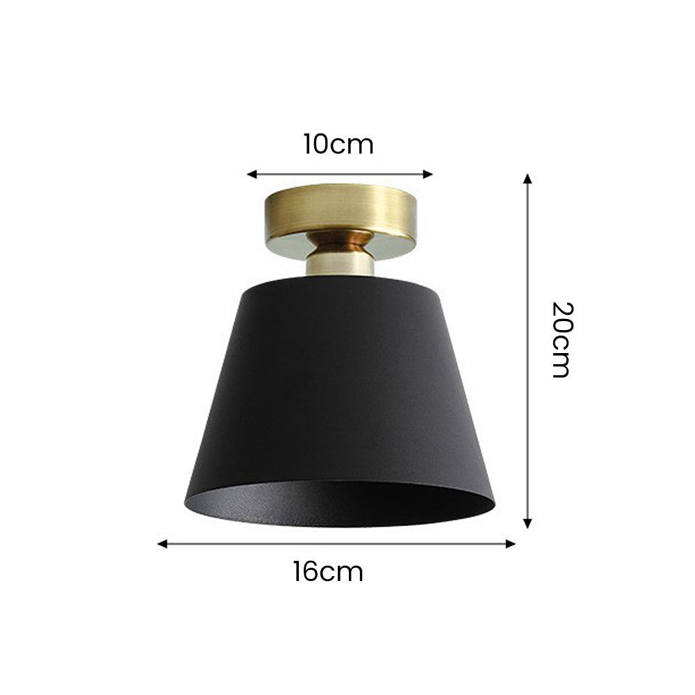 Lámpara de Techo Moderna de Hierro en Forma Cónica – Iluminación Elegante y Minimalista 5