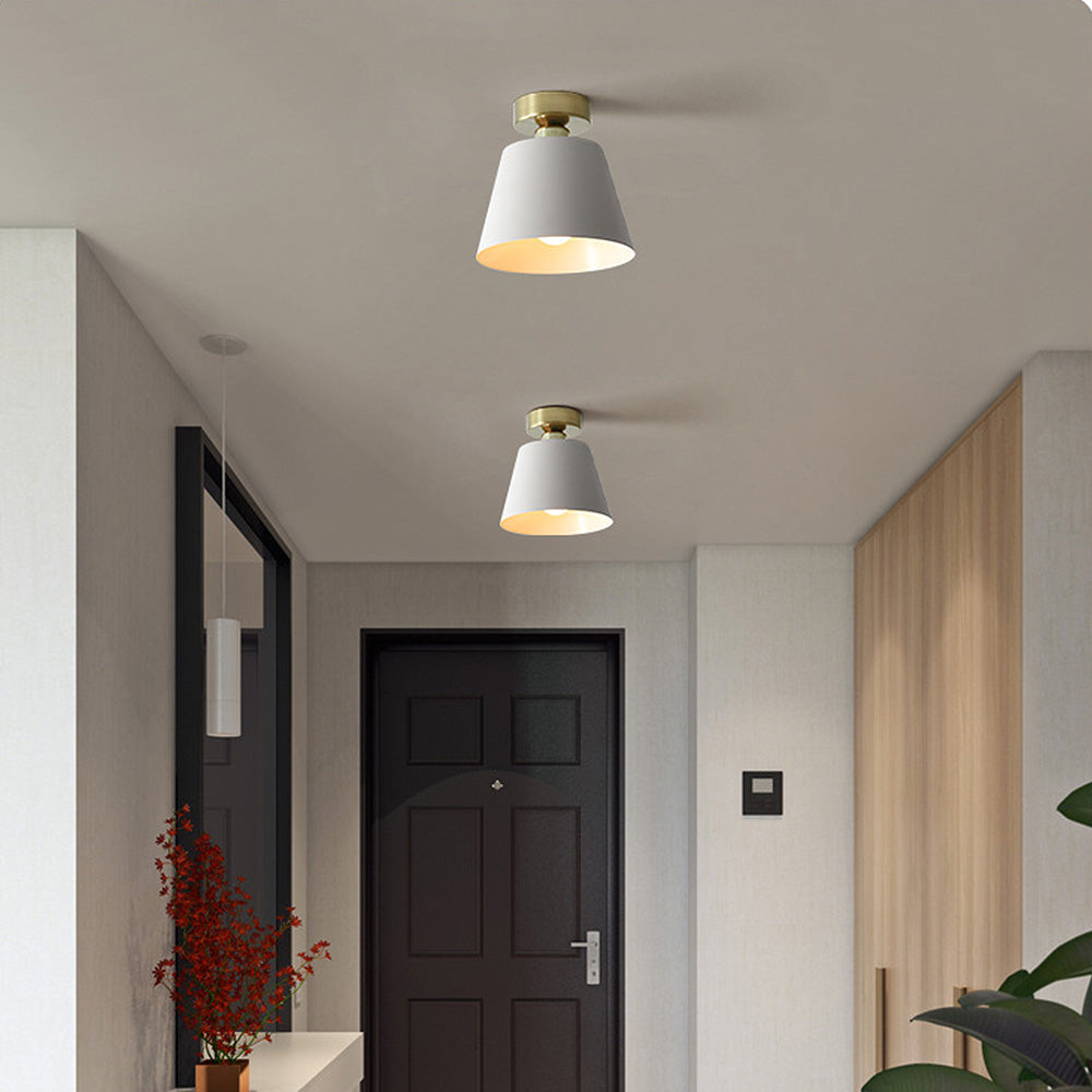 Lámpara de Techo Moderna de Hierro en Forma Cónica – Iluminación Elegante y Minimalista 8