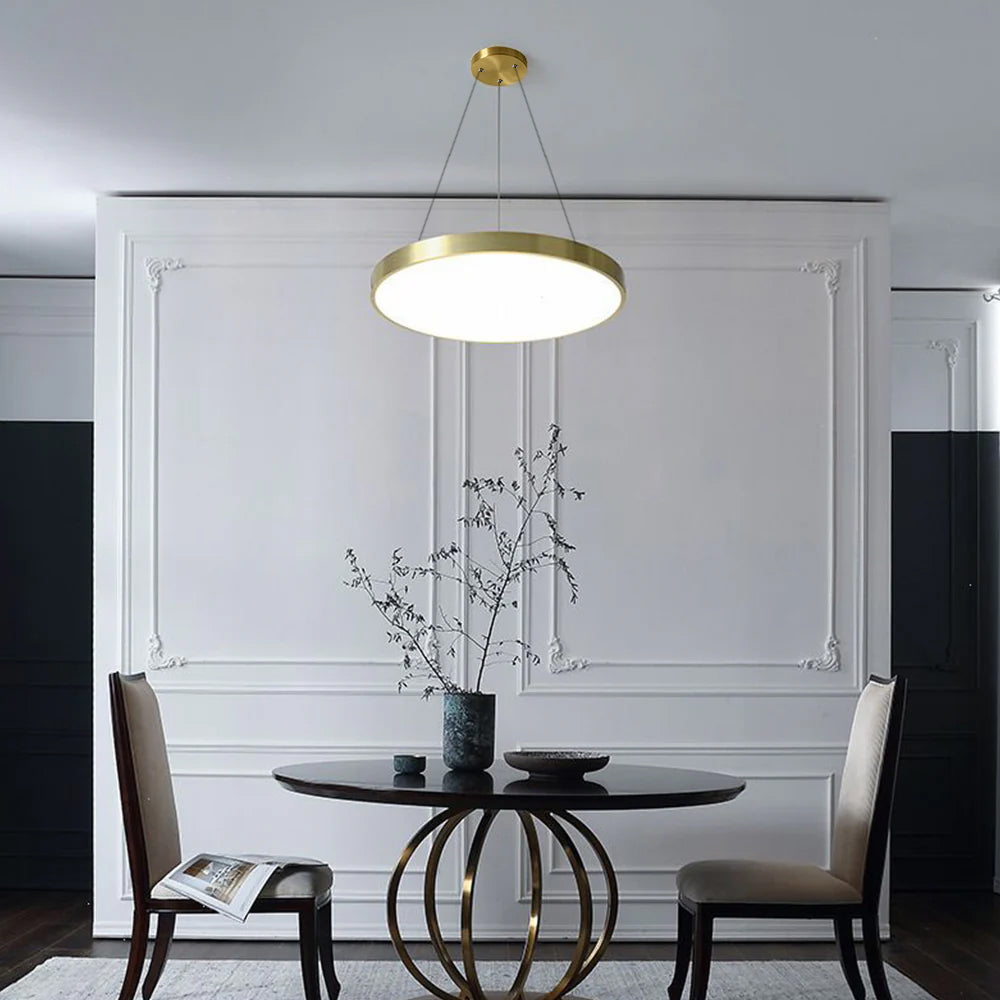 Lámpara de Techo Moderna de Metal Dorado para Dormitorio y Cocina – Iluminación Eficiente y Estilo Nórdico 2