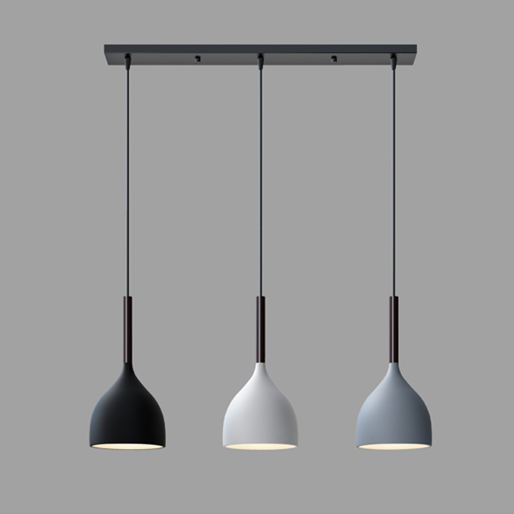 Lámpara de Techo Moderna de Metal Triple con Diseño Elegante 9