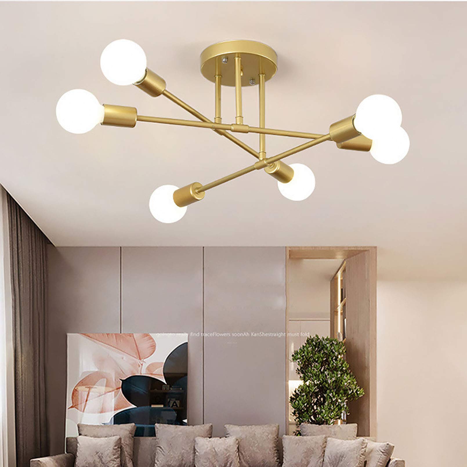 Lámpara de Techo Moderna y Sencilla para Sala de Estar – Iluminación Minimalista 0