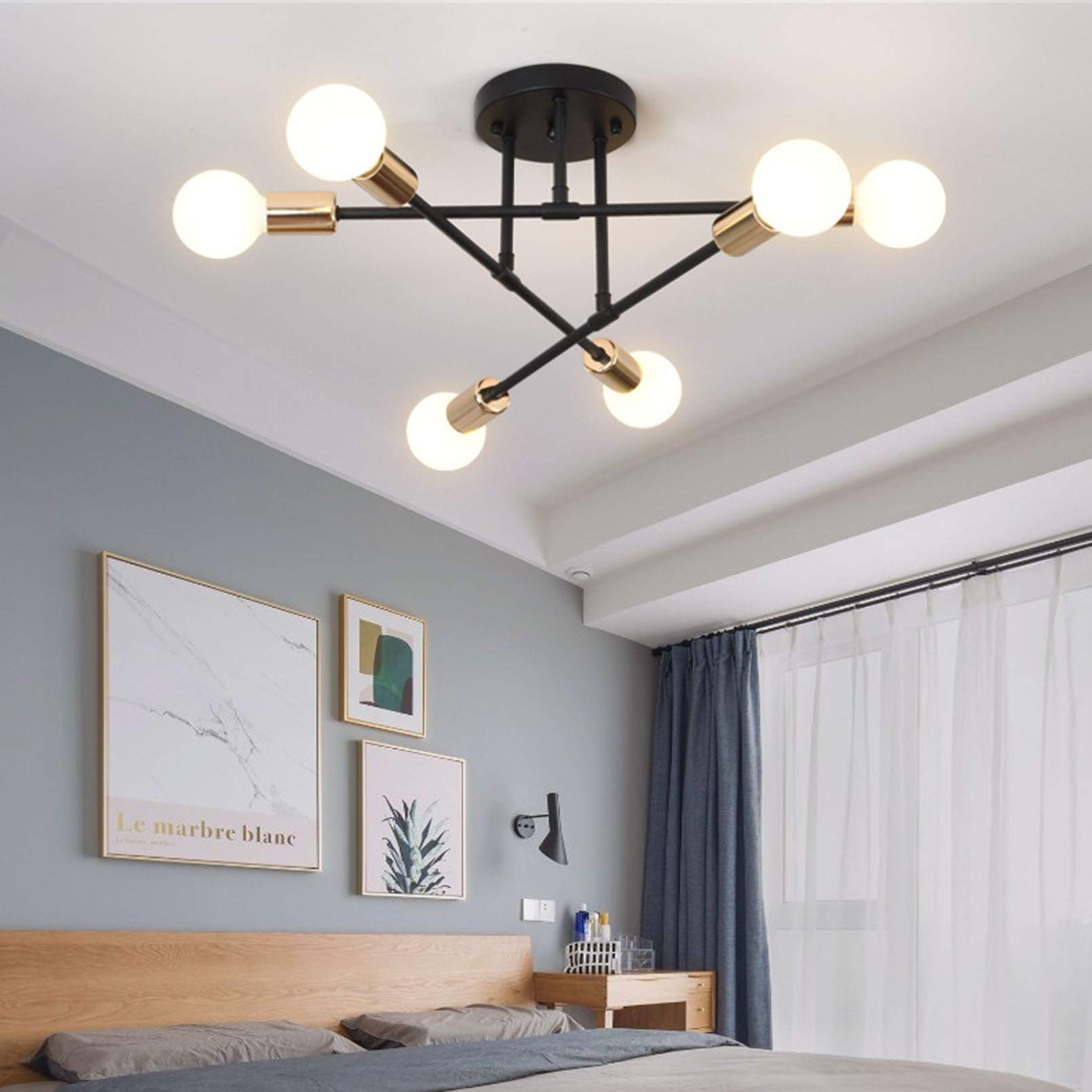 Lámpara de Techo Moderna y Sencilla para Sala de Estar – Iluminación Minimalista 5