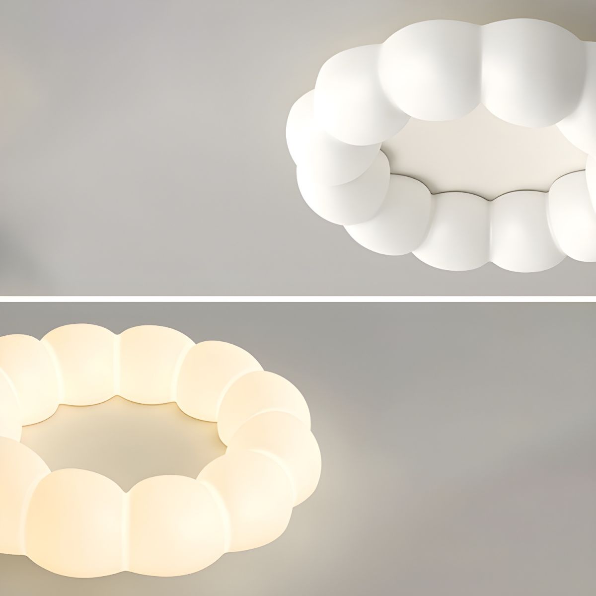Lámpara de Techo Nube Creativa en Blanco – Diseño Moderno y Juguetón para Hogar 5
