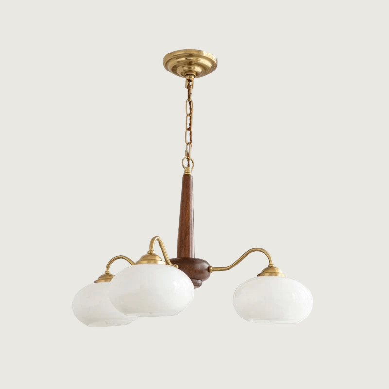 Lámpara de Techo Persimón Moderna de Cristal y Latón con 3, 4 o 6 Luces, Ideal para Decoración Elegante y Romántica 9