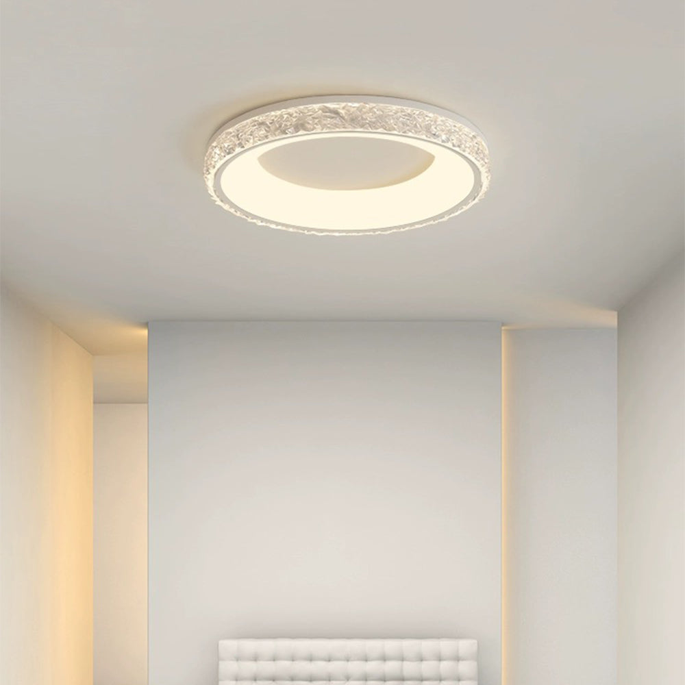 Lámpara de Techo Redonda de Acrílico Moderno con Montaje Empotrado – Iluminación Contemporánea 1