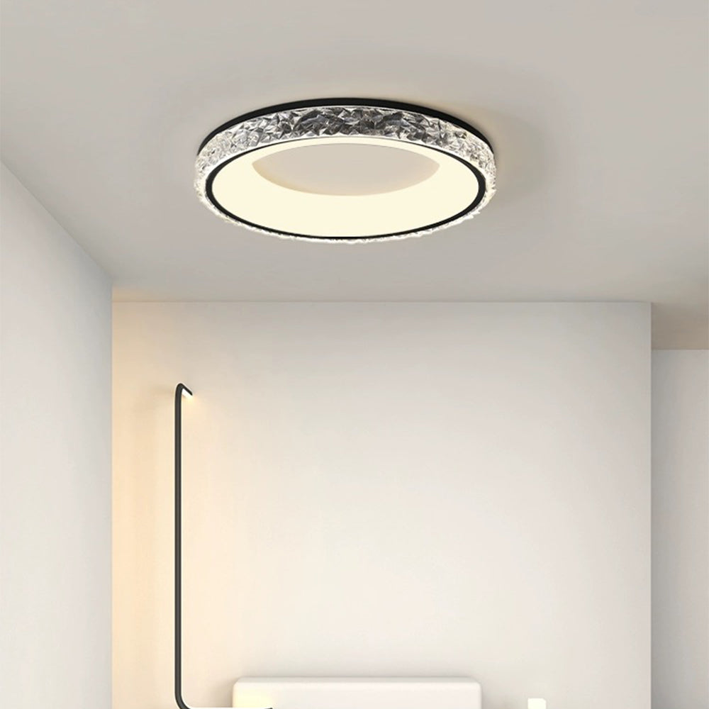 Lámpara de Techo Redonda de Acrílico Moderno con Montaje Empotrado – Iluminación Contemporánea 3