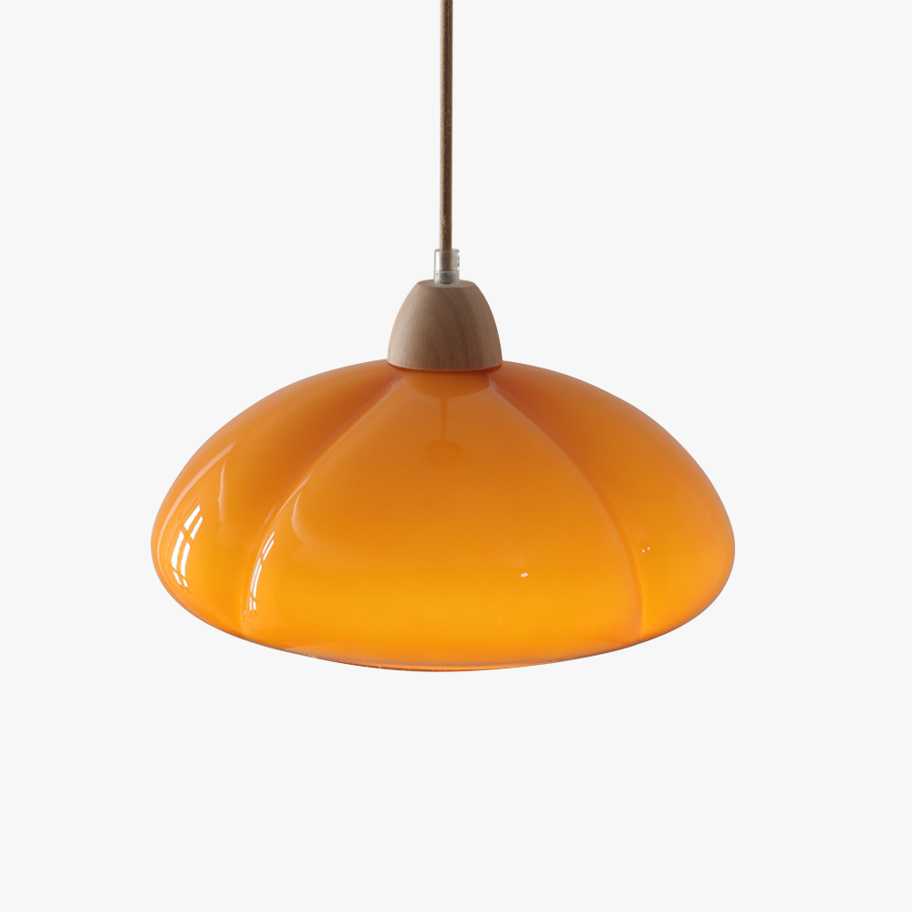 Lámpara de Techo Retro de Vidrio para Isla de Cocina – Diseño Vintage Elegante 4
