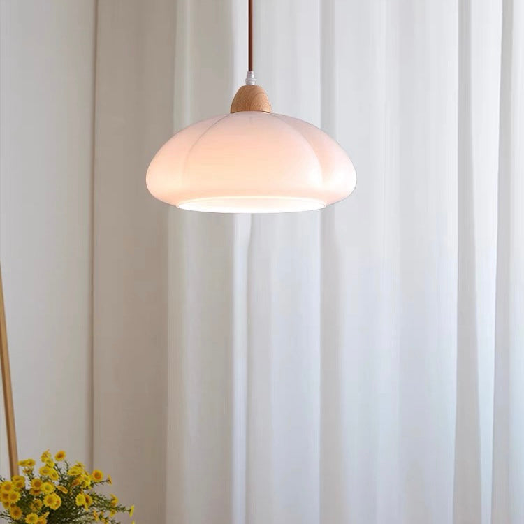 Lámpara de Techo Retro de Vidrio para Isla de Cocina – Diseño Vintage Elegante 8