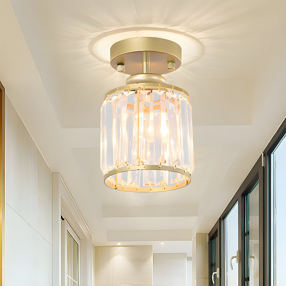 Lámpara de Techo Semi Flush Moderna de Cristal para Pasillo – Diseño Elegante y Contemporáneo 0