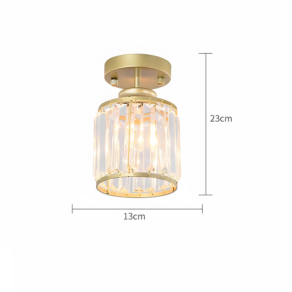Lámpara de Techo Semi Flush Moderna de Cristal para Pasillo – Diseño Elegante y Contemporáneo 7