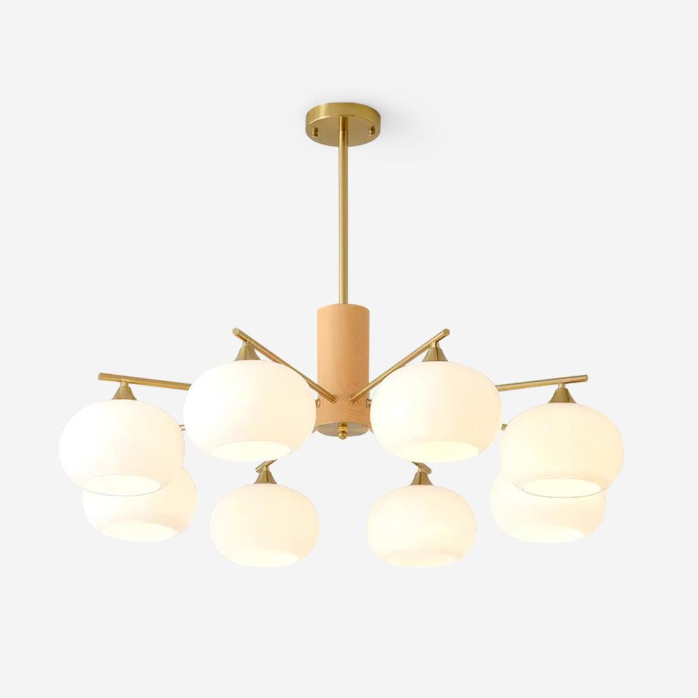 Lámpara de Techo de Cristal Gino con Diseño Escandinavo y Moderno – Disponible en Varias Tamaños 1