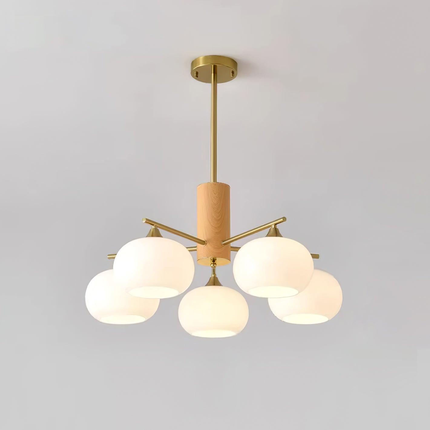 Lámpara de Techo de Cristal Gino con Diseño Escandinavo y Moderno – Disponible en Varias Tamaños 15