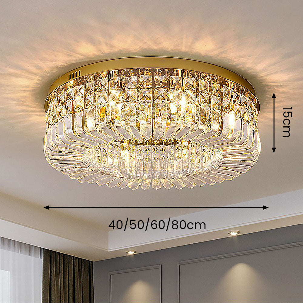 Lámpara de Techo de Cristal Moderna para Dormitorio – Diámetros de 40 a 80 cm 6