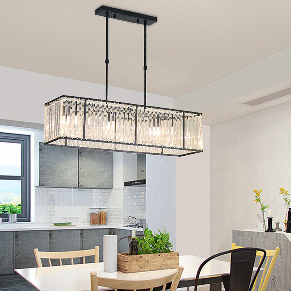 Lámpara de Techo de Cristal Nórdica Simple para Comedor y Sala de Estar 0