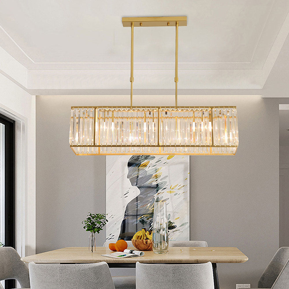 Lámpara de Techo de Cristal Nórdica Simple para Comedor y Sala de Estar 10
